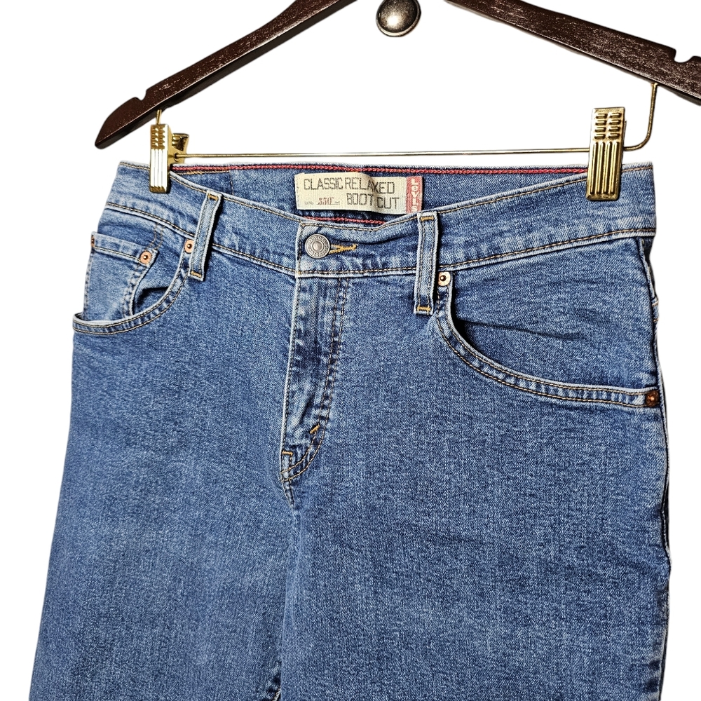 Levi's 550 Classic Bootcut Denim Jeans. Perfect! - Picture 3 of 7